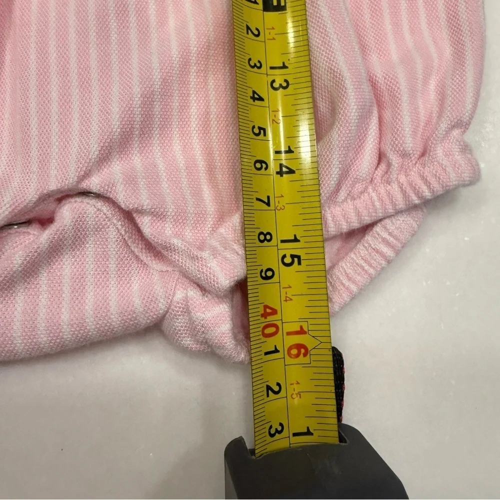 Ralph Lauren Baby Girt 2 PCS Set Pink & White Romper & Hoodie Sz 3M EUC